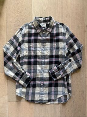 NWT Crewcuts Plaid Button-Down Shirt